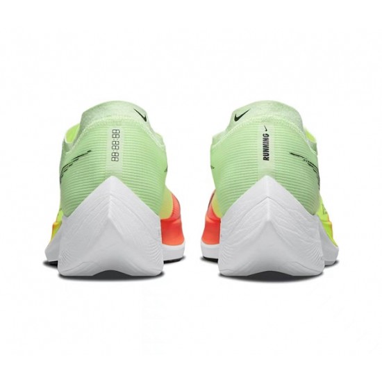 Nike ZoomX VaporFly NEXT Dame/Herre Rød Gul Løbesko 