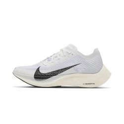 Nike ZoomX VaporFly NEXT Dame/Herre Hvid Grå Løbesko 