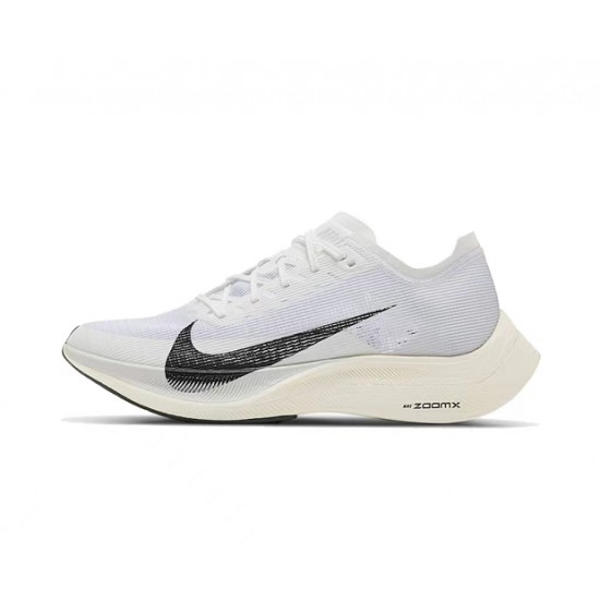 Nike ZoomX VaporFly NEXT Dame/Herre Hvid Grå Løbesko 