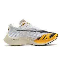 Nike ZoomX VaporFly NEXT Dame/Herre Hvid Orange Løbesko 