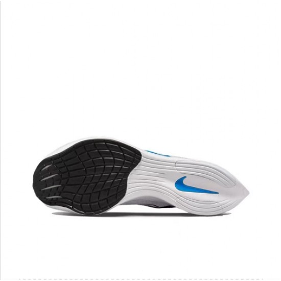 Nike ZoomX VaporFly NEXT Dame/Herre Hvid og Blå Løbesko 