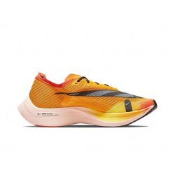 Nike ZoomX VaporFly NEXT Dame/Herre Gul Sort Løbesko 