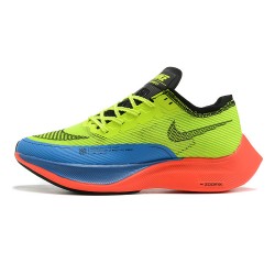 Nike ZoomX VaporFly NEXT Dame/Herre Gul Blå Løbesko 