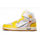 Jordans 1 High Canary Yel AQ0818 149 gul Jordan Sko