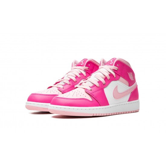 Nike Air Jordan 1 Mid Grundskole Fierce Pink FD8780-116 sko